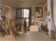 Frederic Bazille The artist-s Studio USA oil painting reproduction
